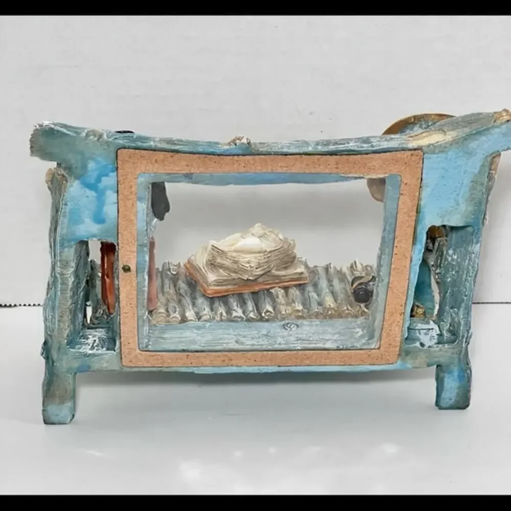 Unique Collections Frame distressed bench wood frame